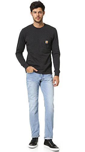 Carhartt Men's Loose Fit Heavyweight LongSleeve Pocket TShirt