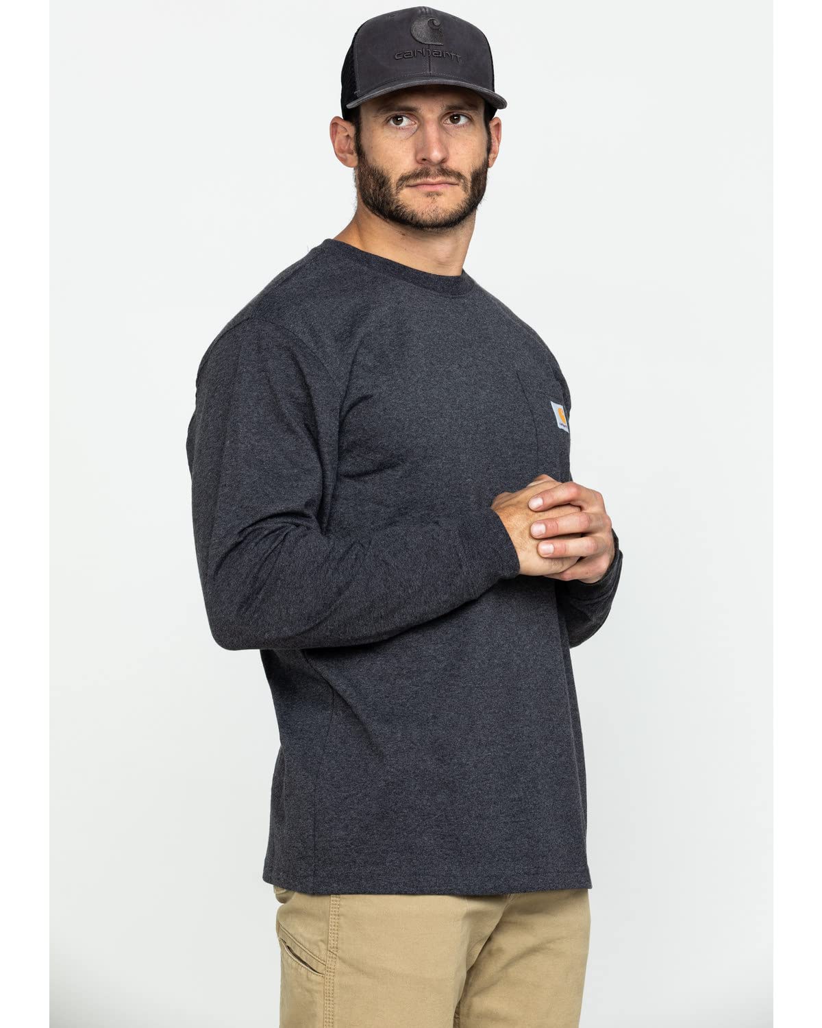 Carhartt Men's Loose Fit Heavyweight LongSleeve Pocket TShirt