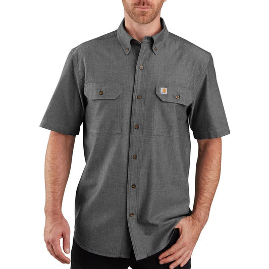 Carhartt Men's Loose Fit Midweight Chambray ShortSleeve Shirt