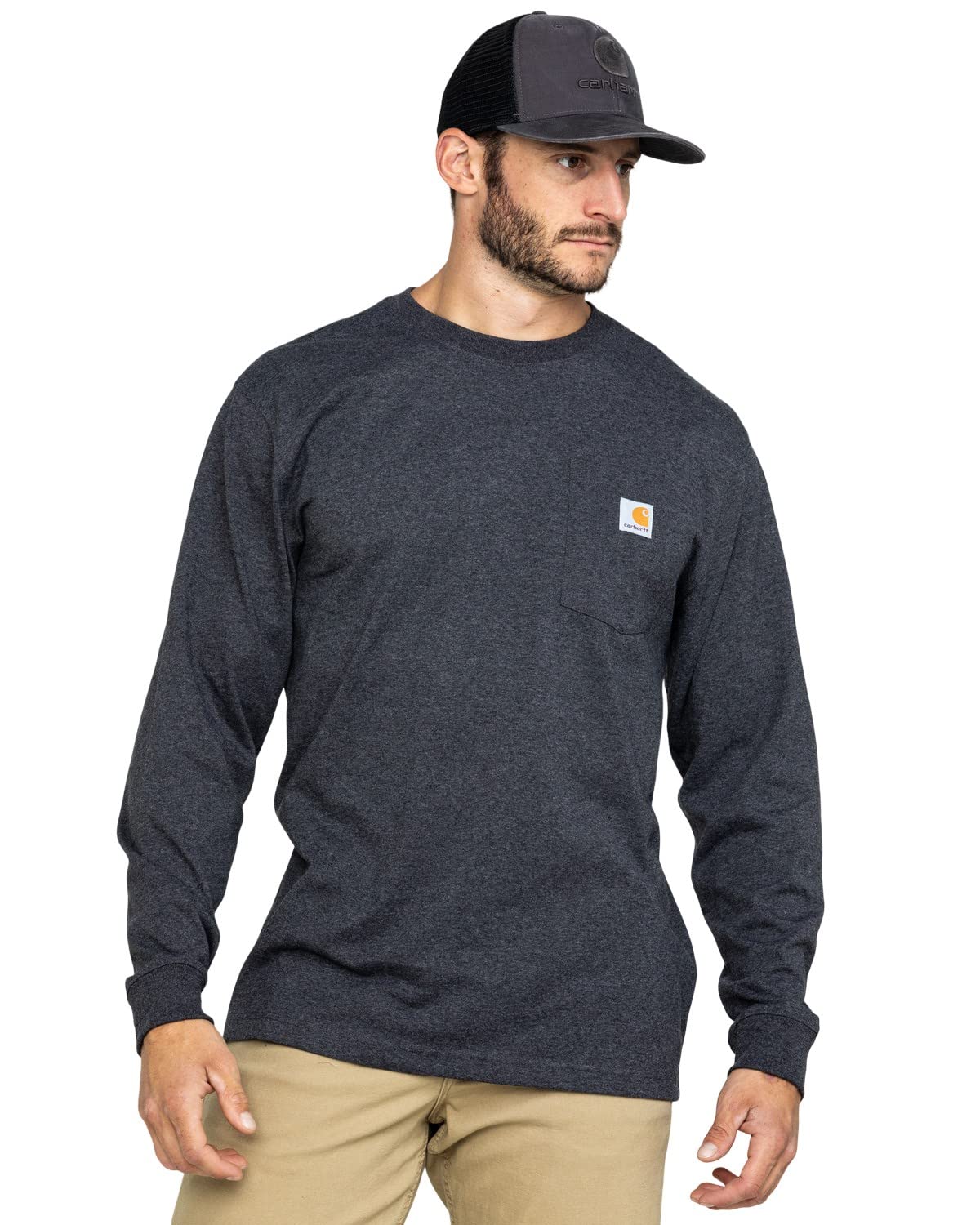 Carhartt Men's Loose Fit Heavyweight LongSleeve Pocket TShirt